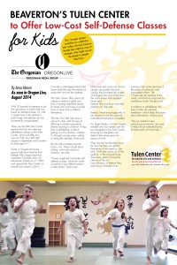 NGYT Oregonian Article